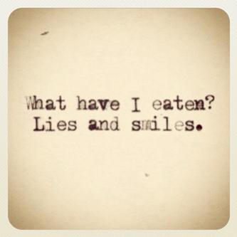 Sylvia Plath - what have I eaten