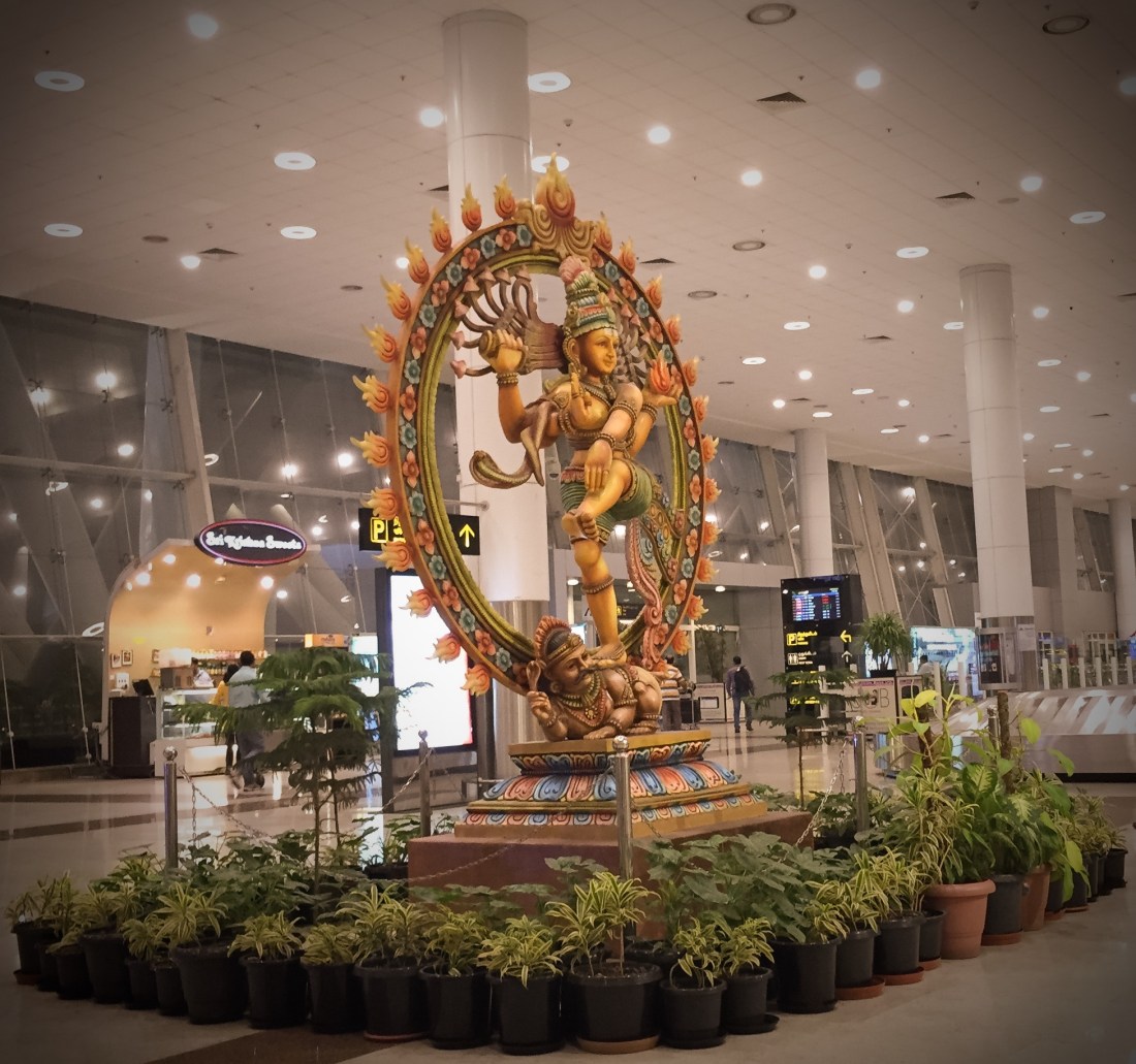 handed down - Hindu god in Chennai airport