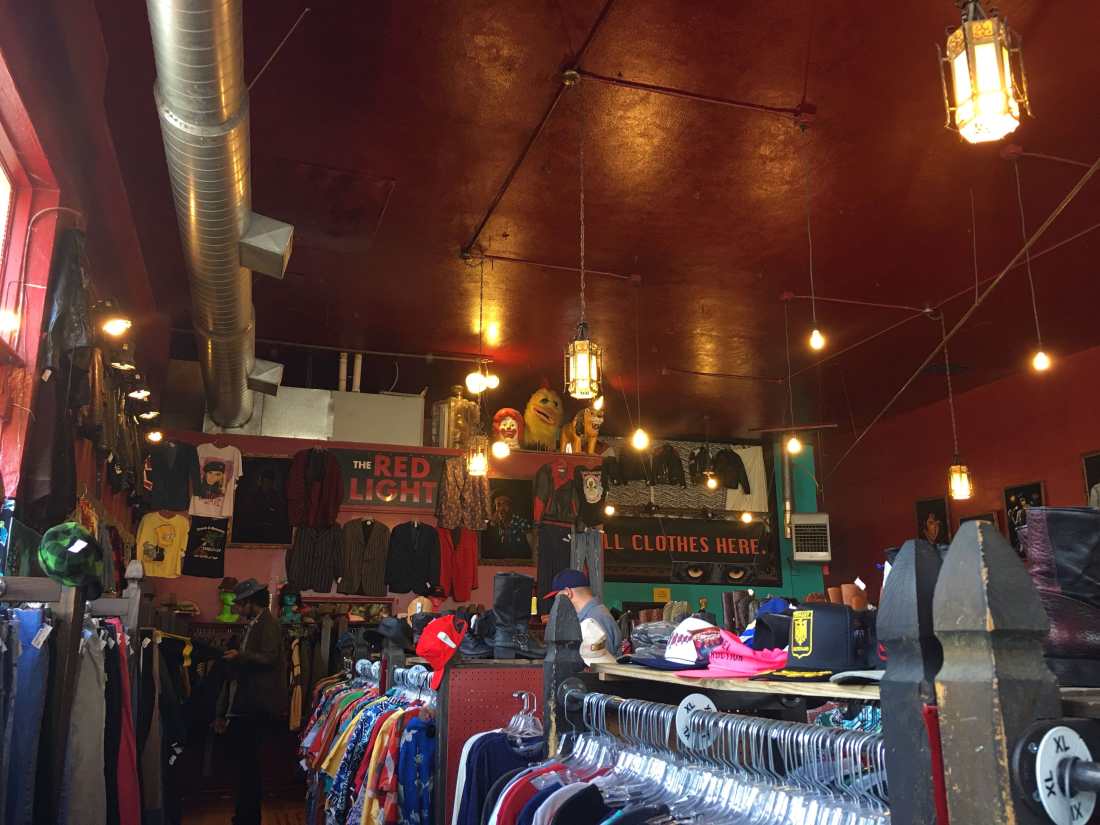 The Red Light, a clothing store in Portland