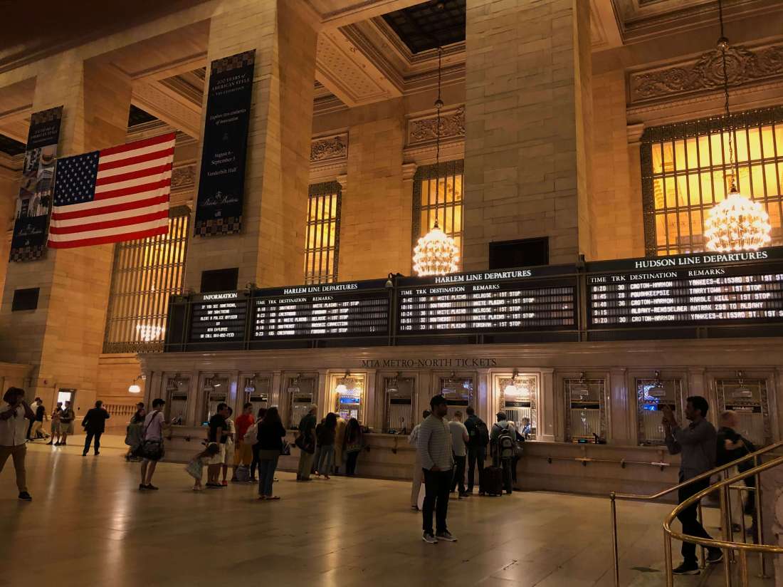 Grand Central Terminal display boards
