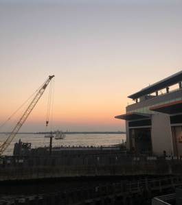 On the ferry at Whitehall Ferry Terminal, Manhattan, New York
