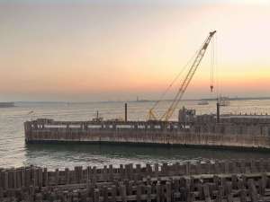 On the ferry at the Whitehall Ferry Terminal, Manhattan, New York