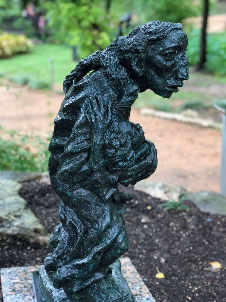 Refugees - a sculpture at the Umlauf sculpture garden and museum, Austin, Texas