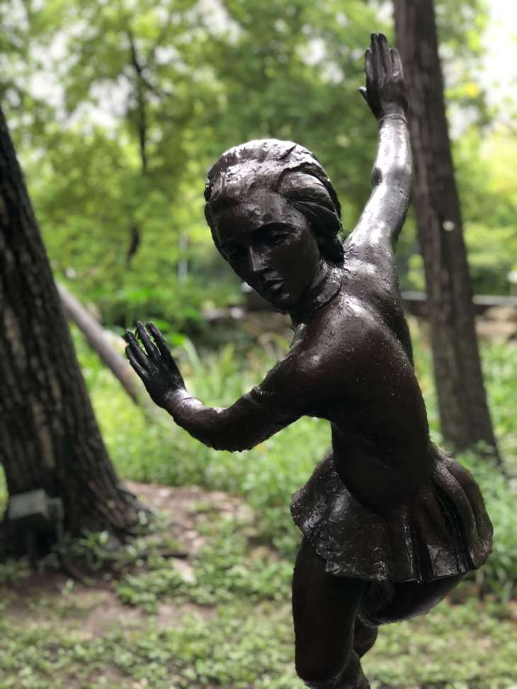Skater - a sculpture at the Umlauf sculpture garden and museum, Austin, Texas