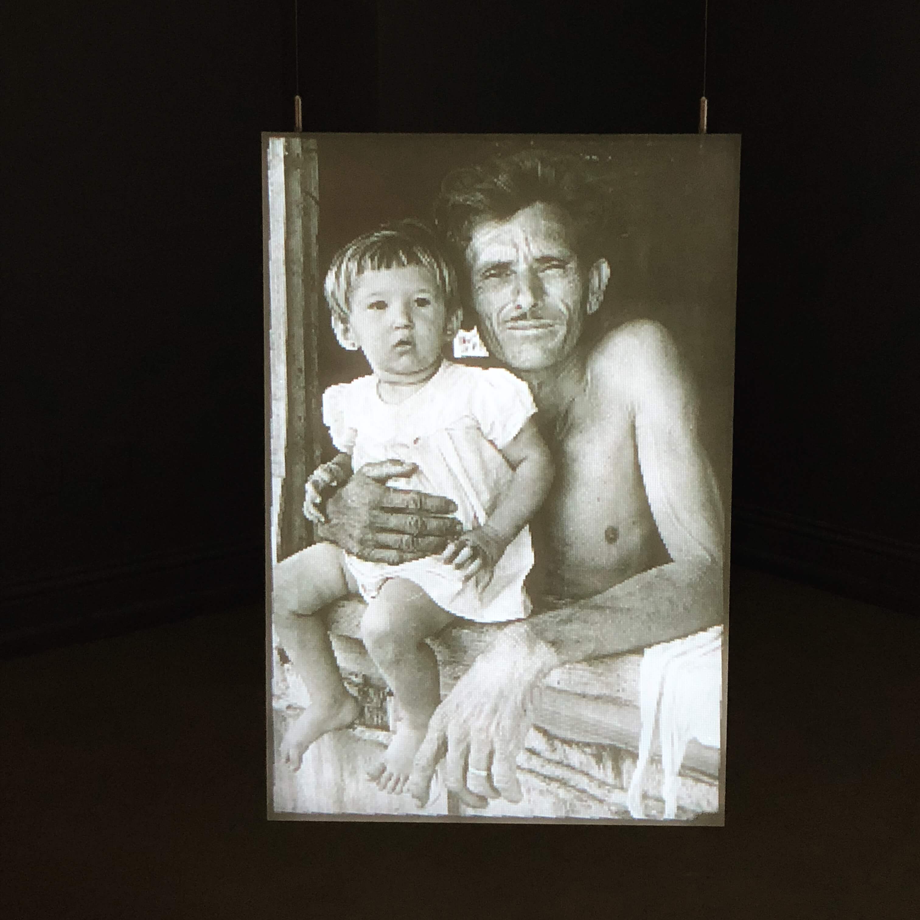 Portrait on exhibit at the Freedom Tower, Miami