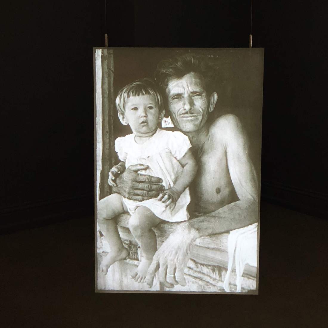 Portrait on exhibit at the Freedom Tower, Miami