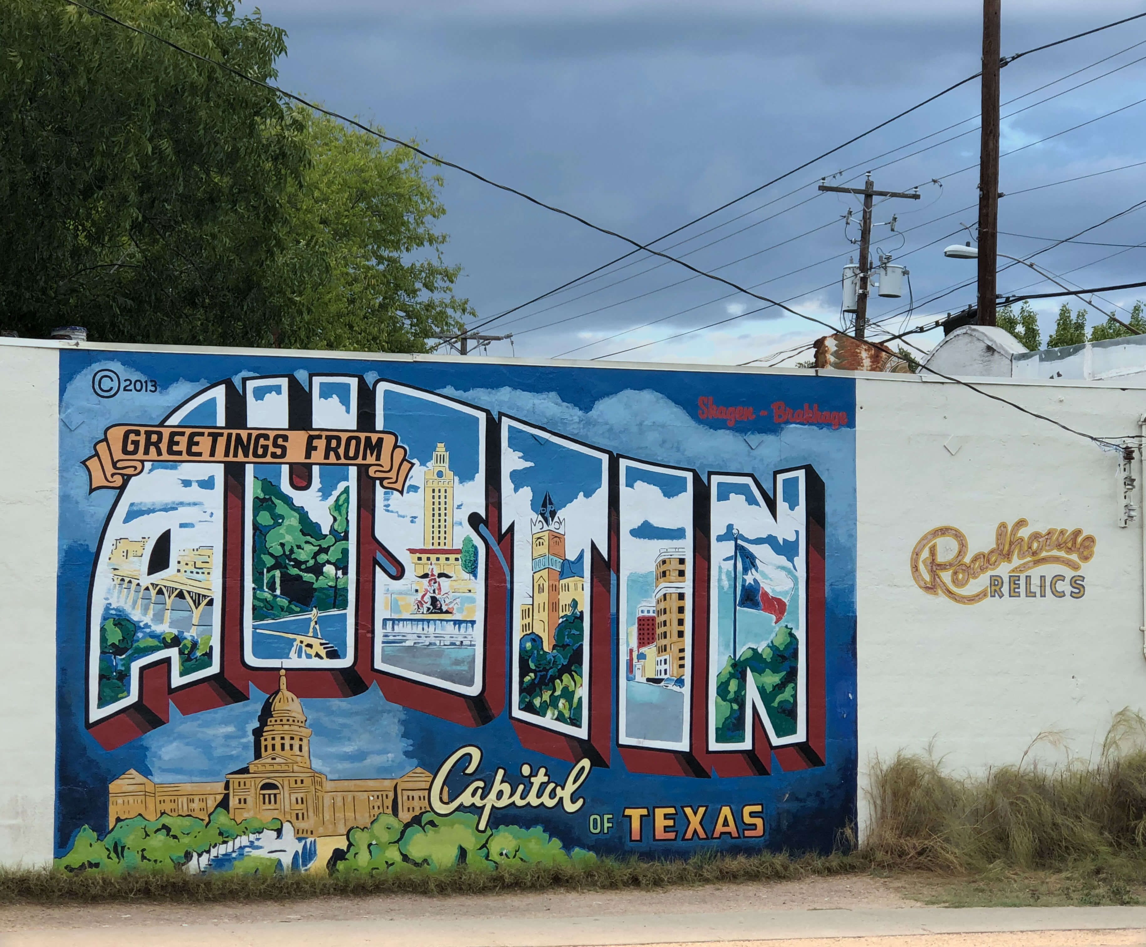 Greetings from Austin mural