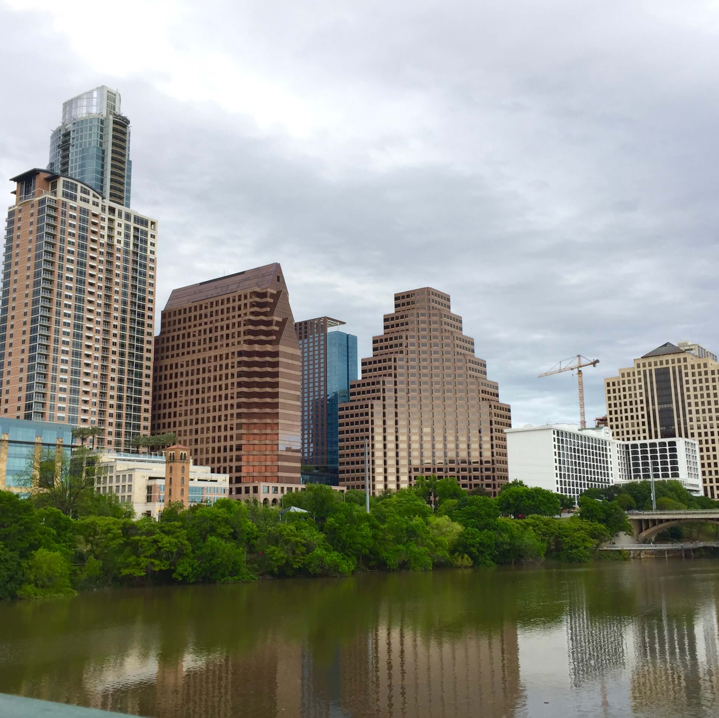 Lake Colorado in Downtown Austin, Texas
