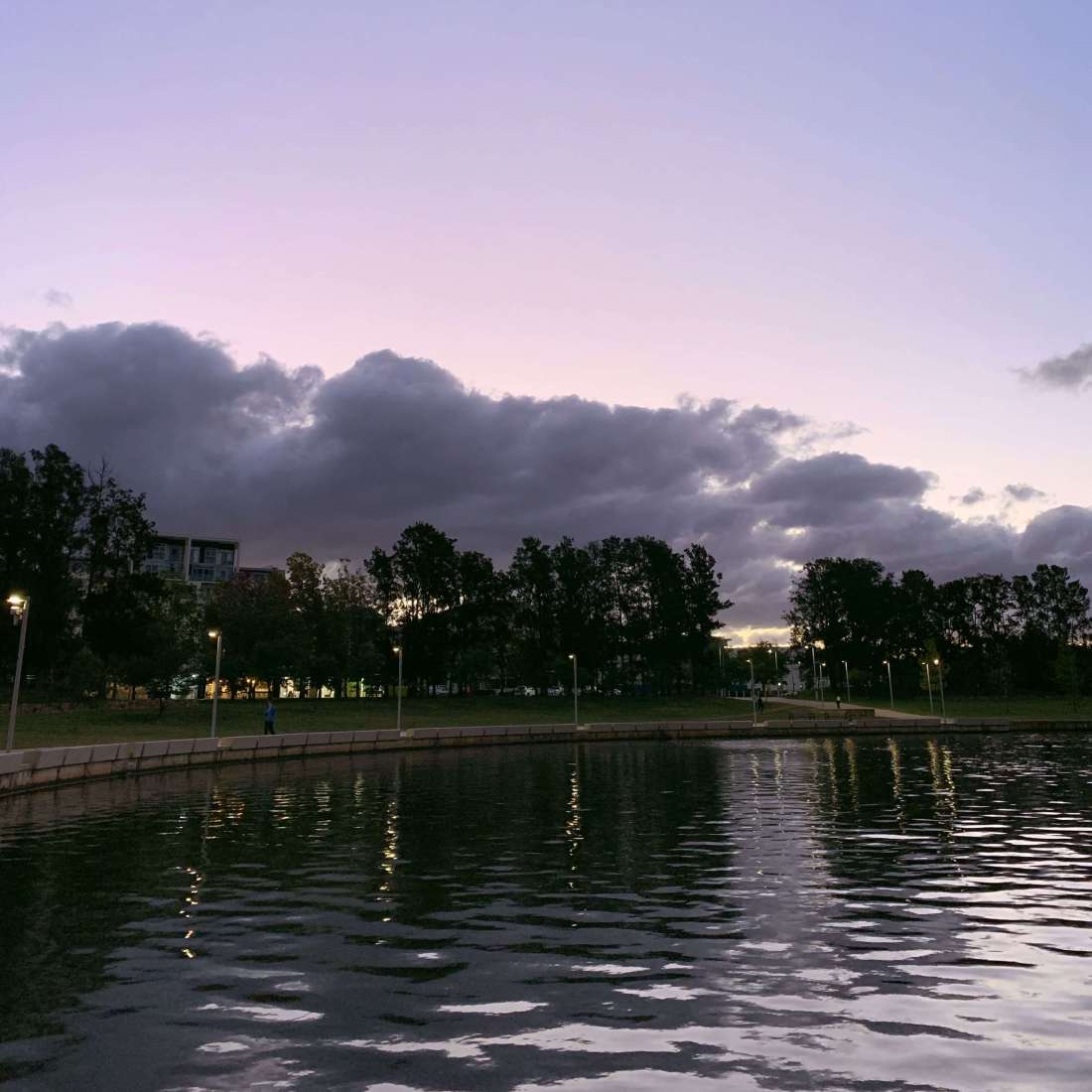 Lake Ginninderra in Canberra, Australia