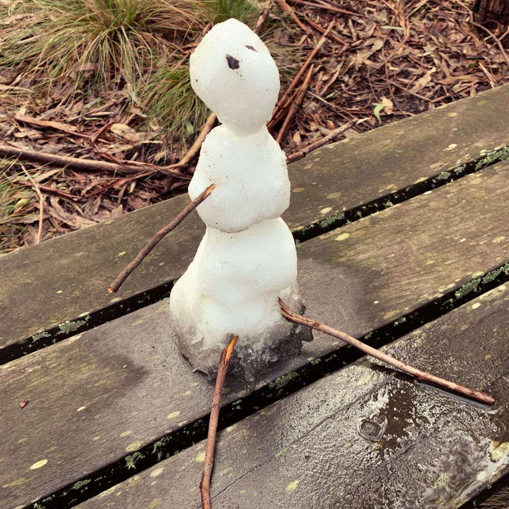 Ice man in Tidbinbilla