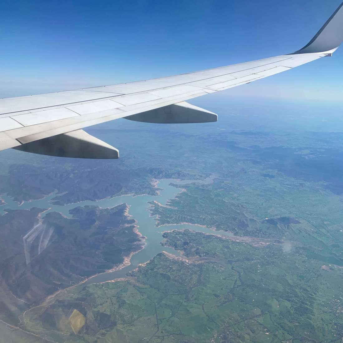 Somewhere over Auckland, New Zealand
