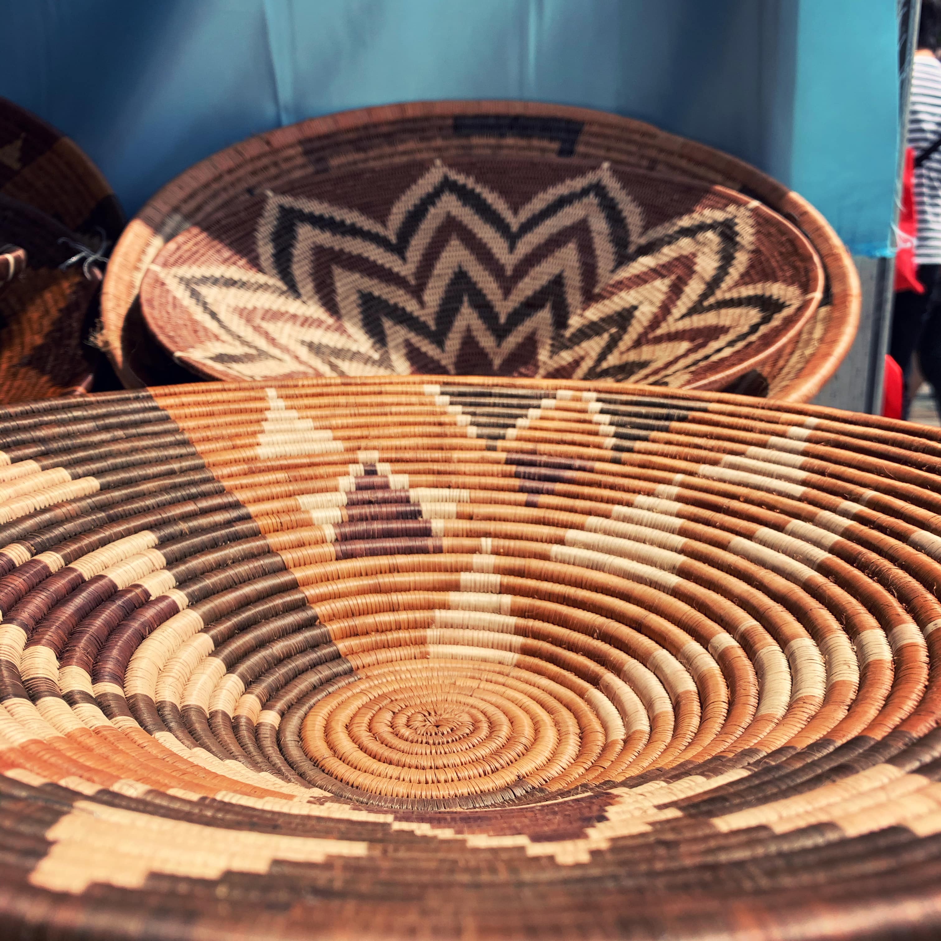 Hand woven basket at National Multicultural Festival
