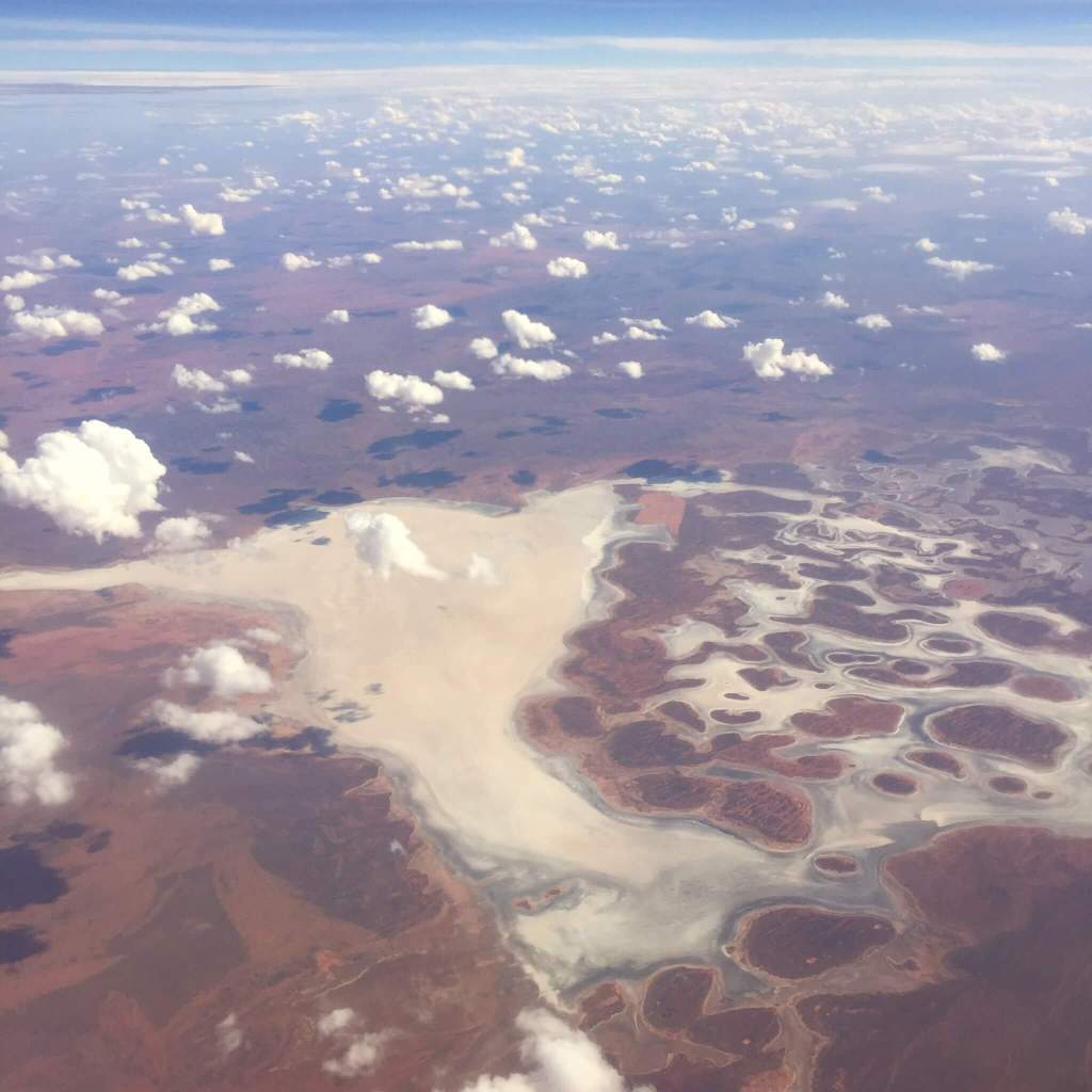 Somewhere over the land