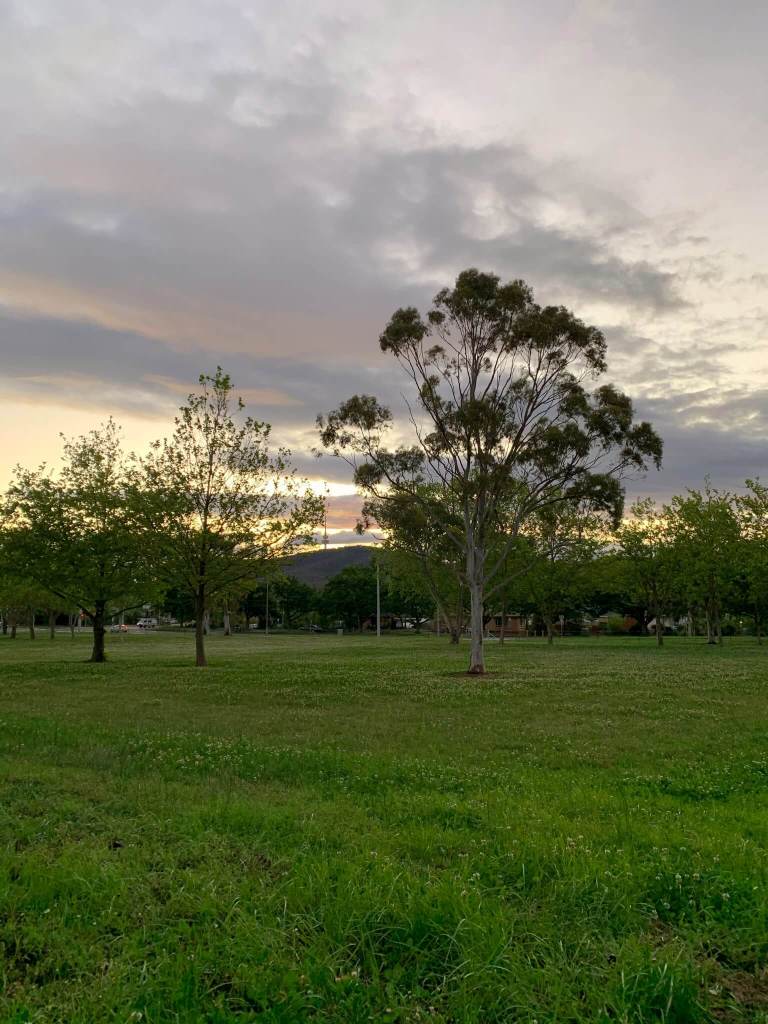 Afternoon sky on a spring day, Canberra